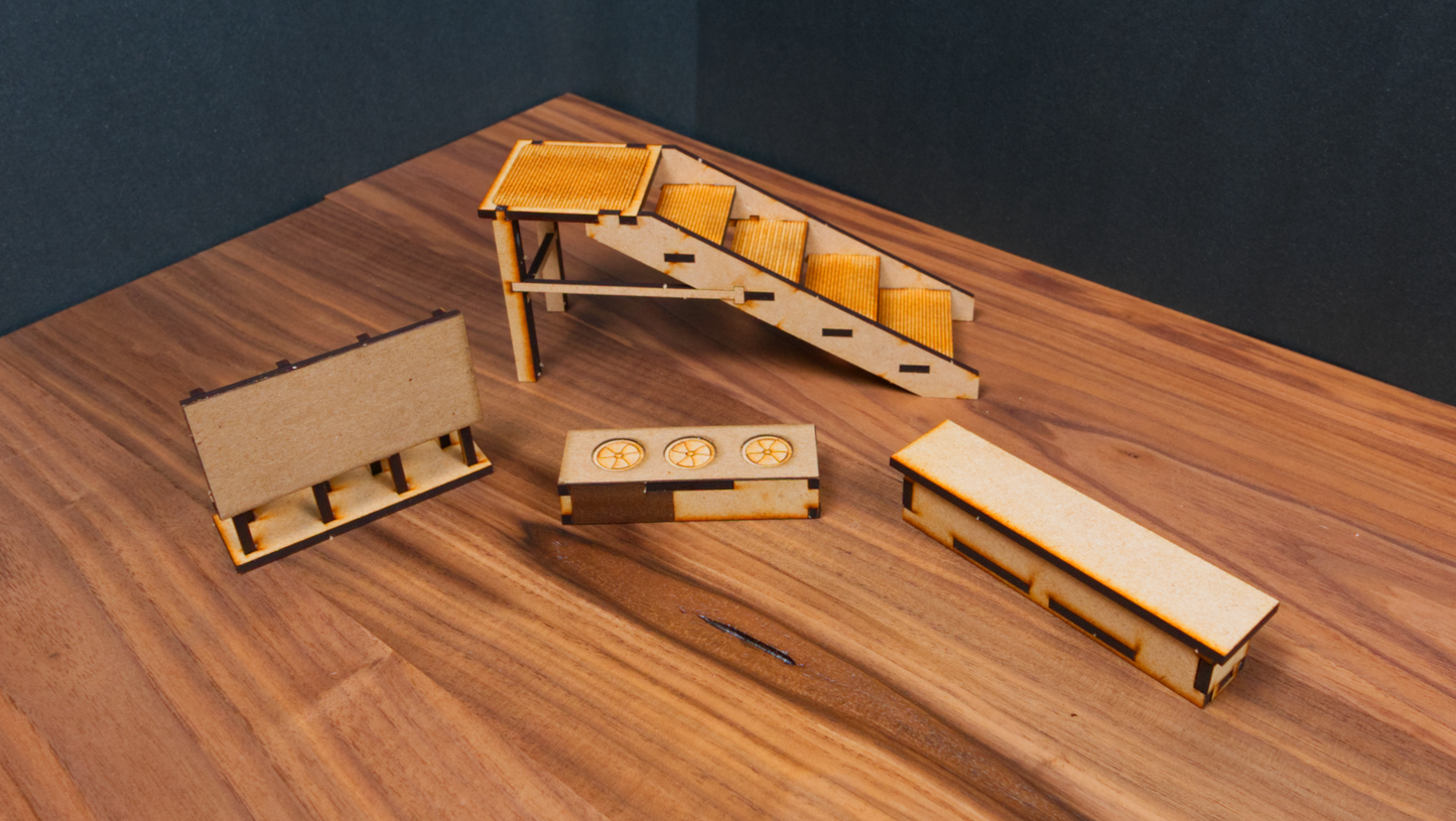 Curved Movie Theater - City Building 01 MDF Kit