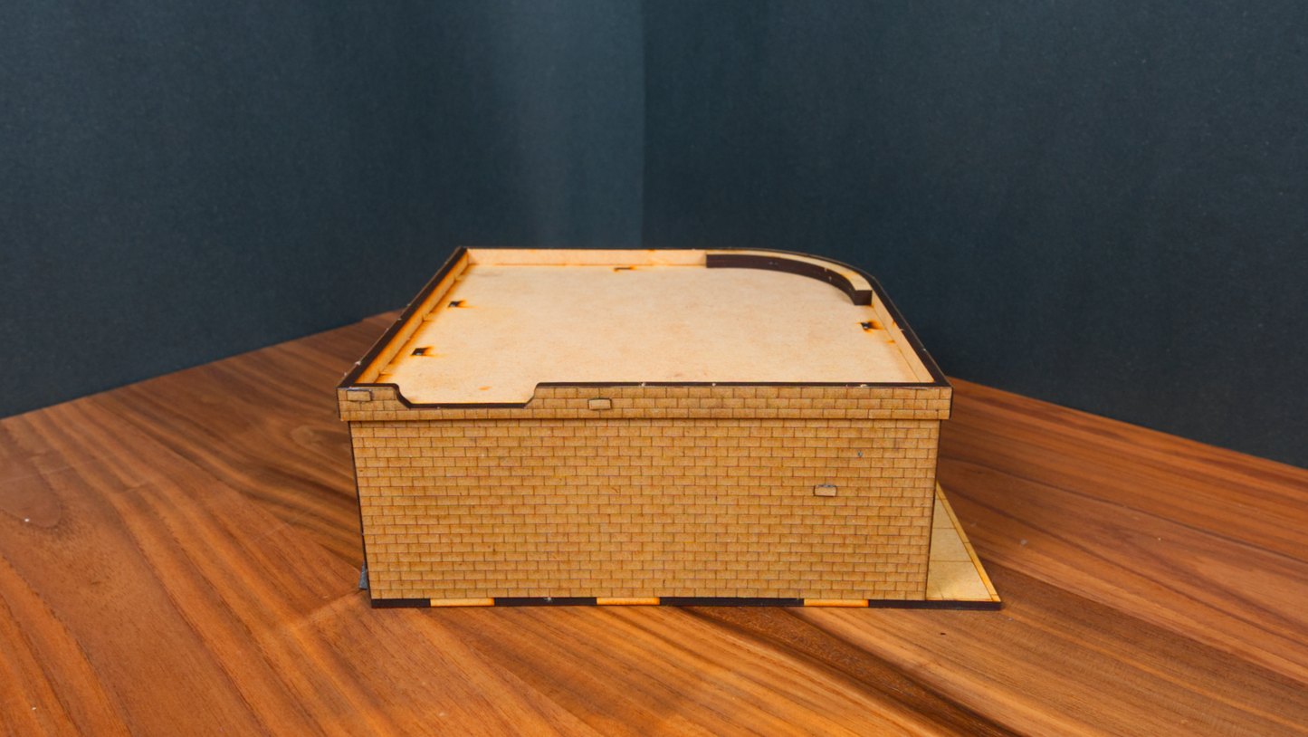 Curved Movie Theater - City Building 01 MDF Kit