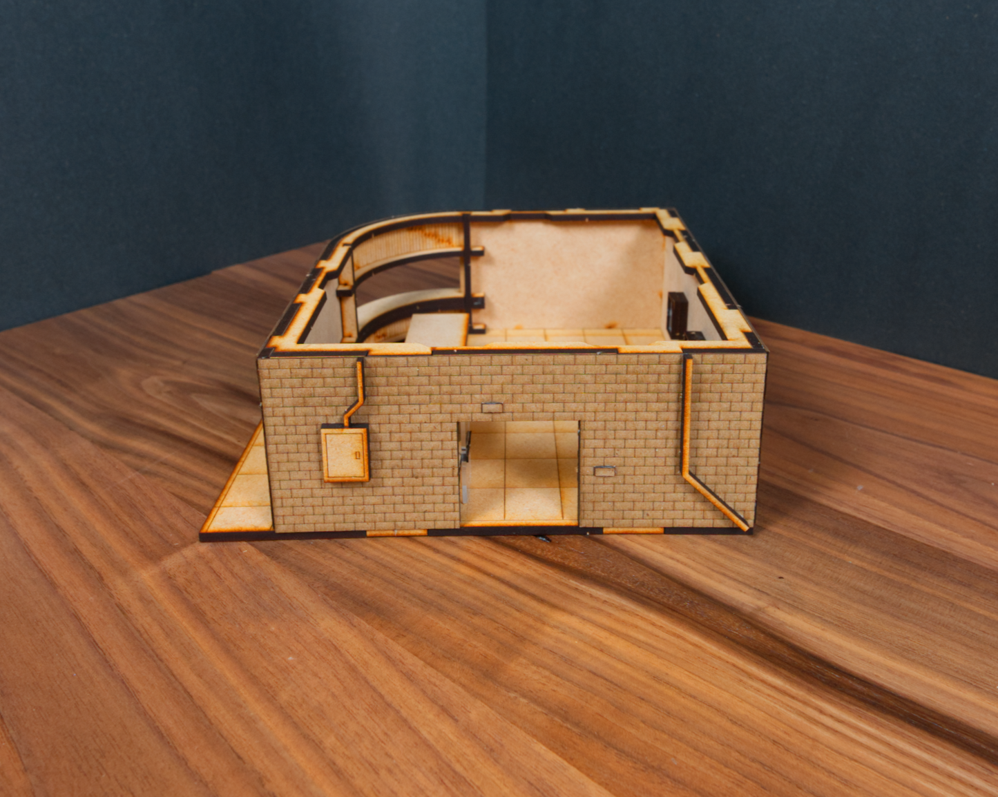 Curved Movie Theater - City Building 01 MDF Kit