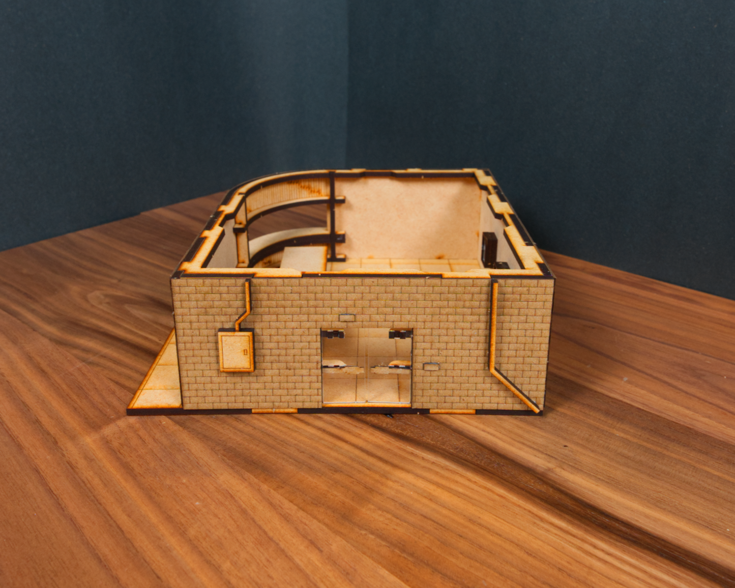 Curved Movie Theater - City Building 01 MDF Kit