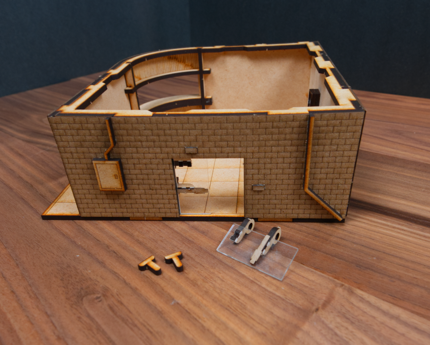 Curved Movie Theater - City Building 01 MDF Kit