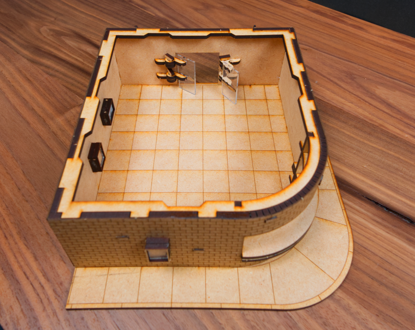 Curved Movie Theater - City Building 01 MDF Kit