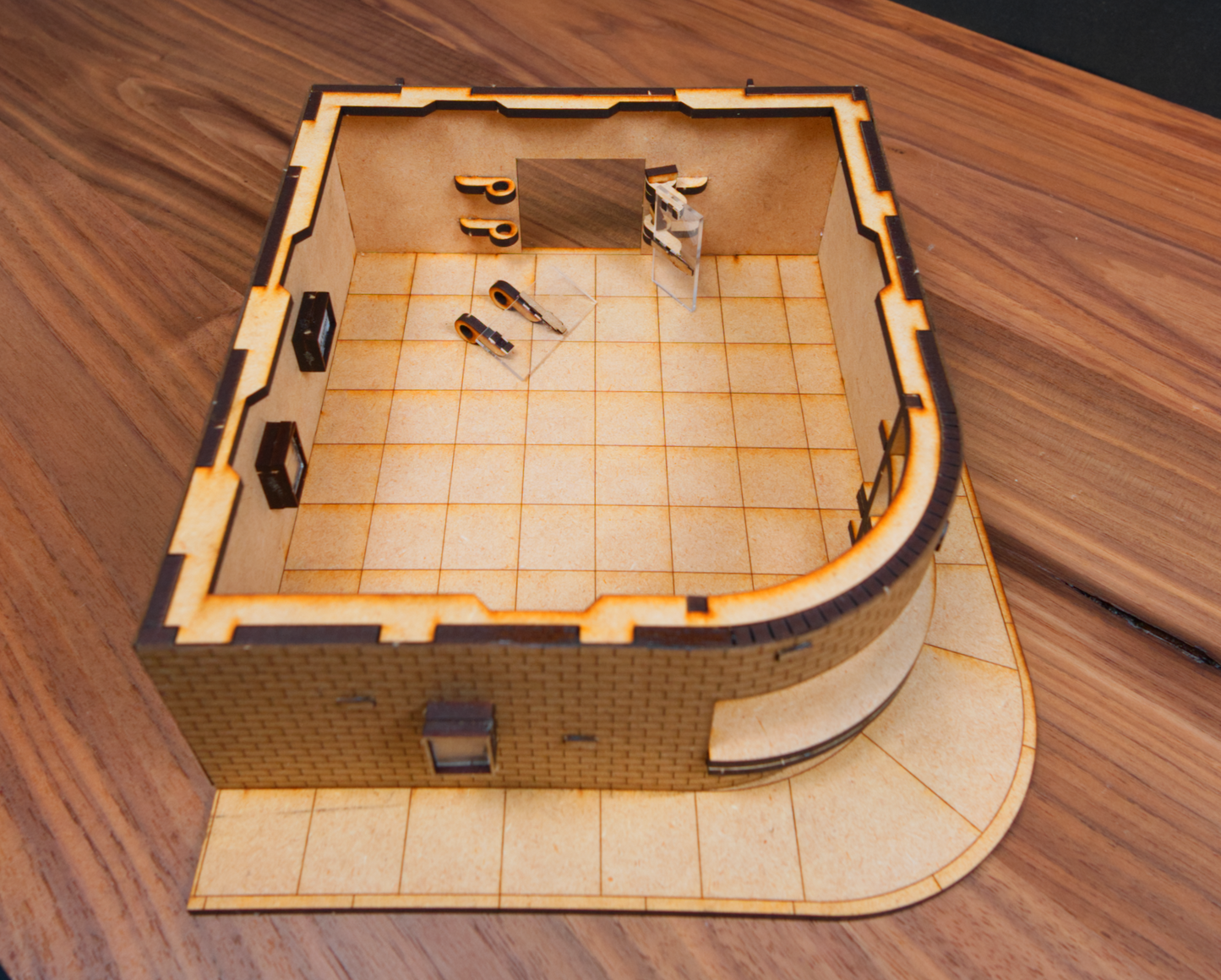 Curved Movie Theater - City Building 01 MDF Kit