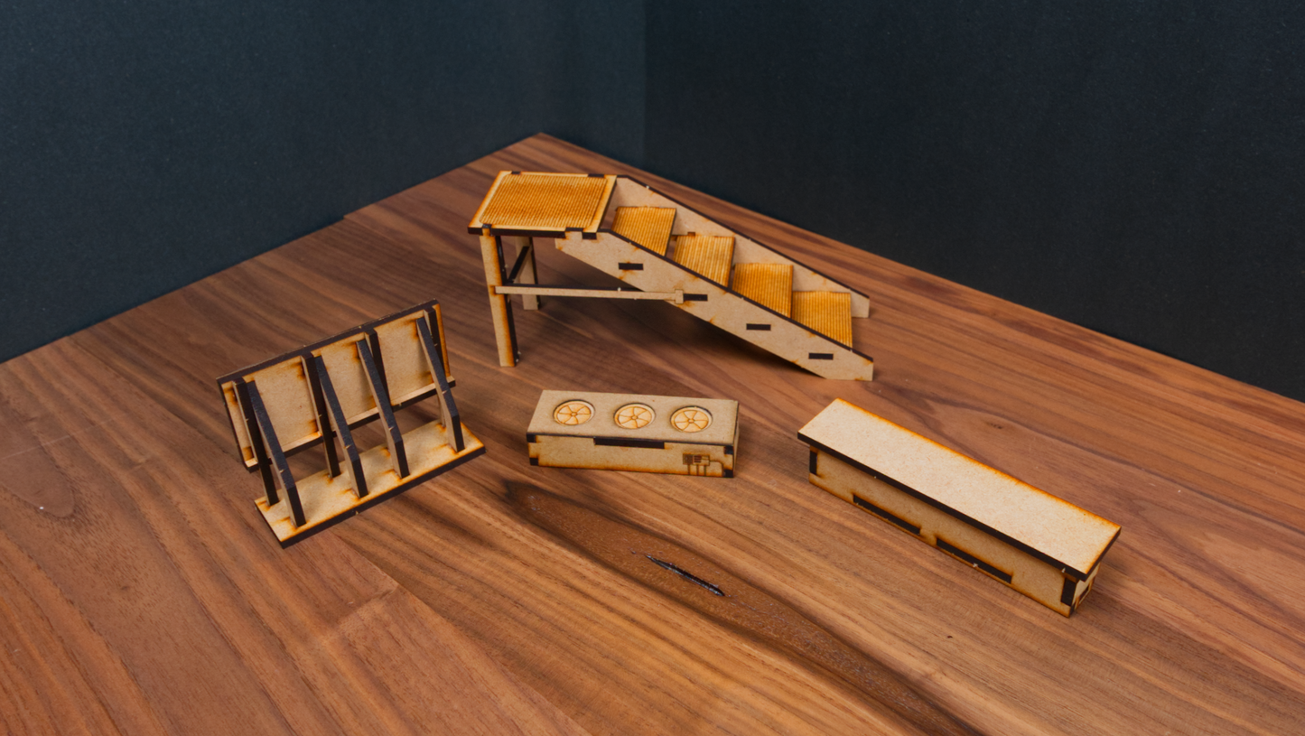 Curved Movie Theater - City Building 01 MDF Kit