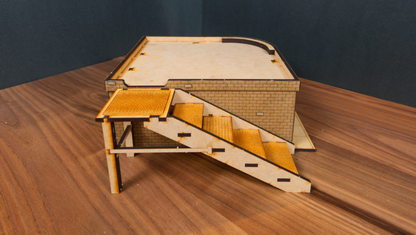 Curved Movie Theater - City Building 01 MDF Kit